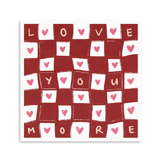 Love U More Canvas Giclée Art